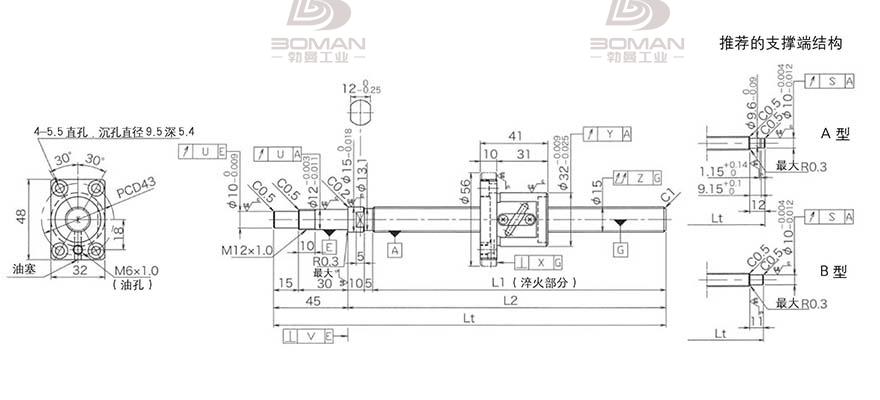 KURODA GP1504DS-BALR-0600B-C3S 黑田丝杆是哪个国家品牌